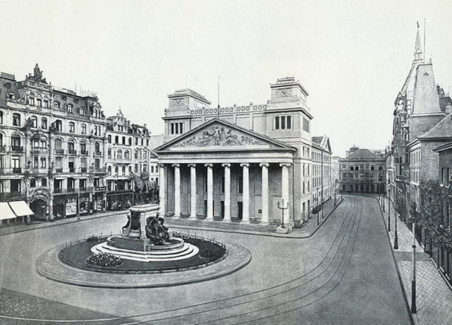 Aachen Theaterplatz 1912